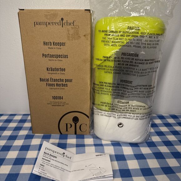 Pampered Chef 100184 Herb Keeper/New In Opened Box - Picture 4 of 11